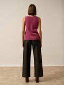 Débardeur Col U - Lindsay - Orchidée