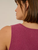 Débardeur Col U - Lindsay - Orchidée