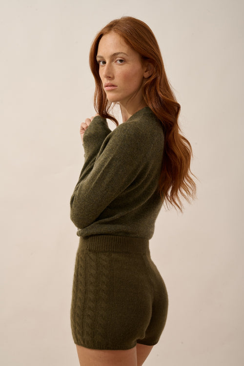 Short 4 Fils - Luna - Chatain