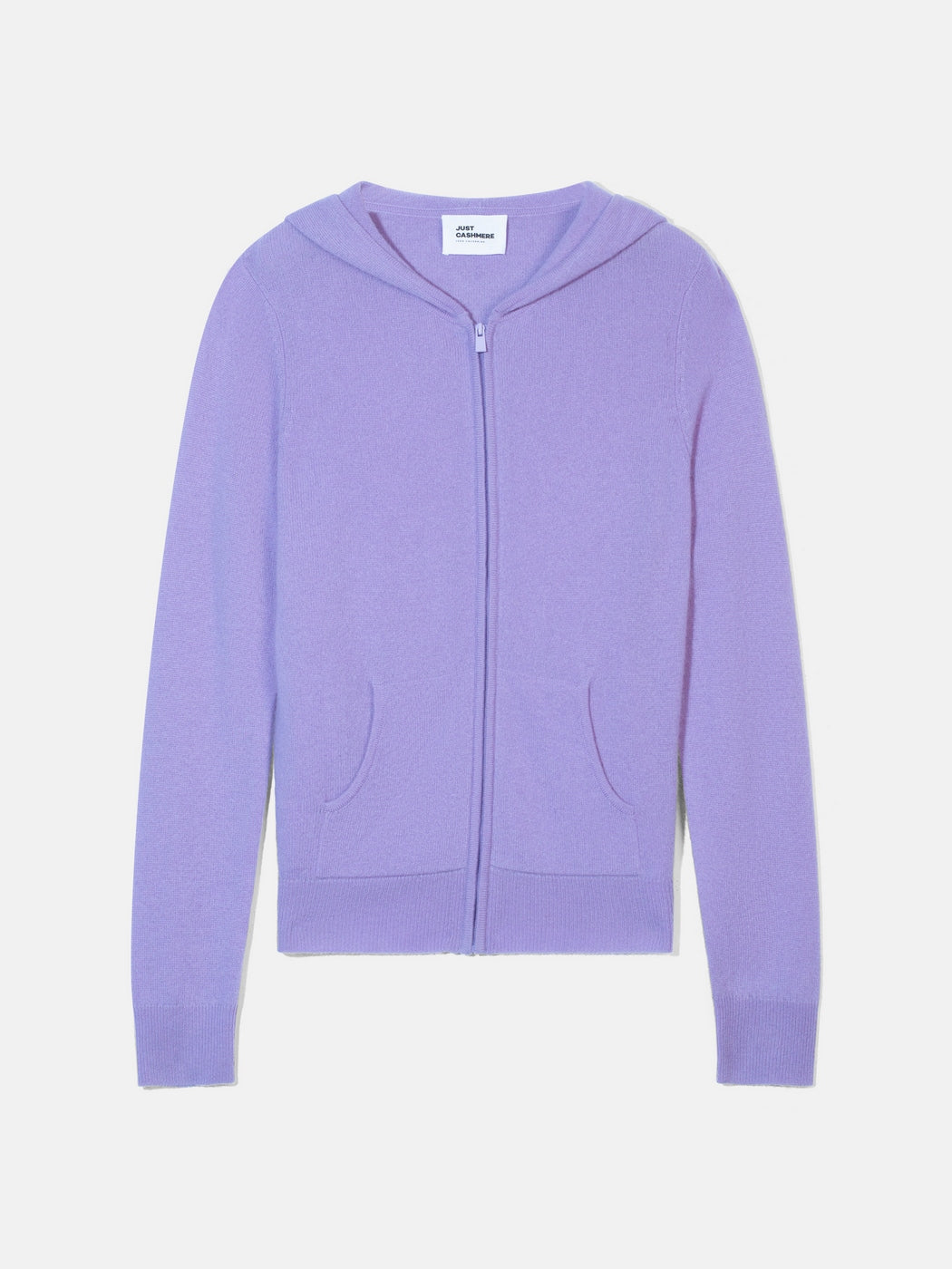 Gilet Zippé Capuche - Debbie - Lavande