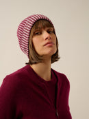 Bonnet - Sloanne - Bordeaux_Ivoire