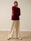 Bonnet - Sloanne - Bordeaux_Ivoire