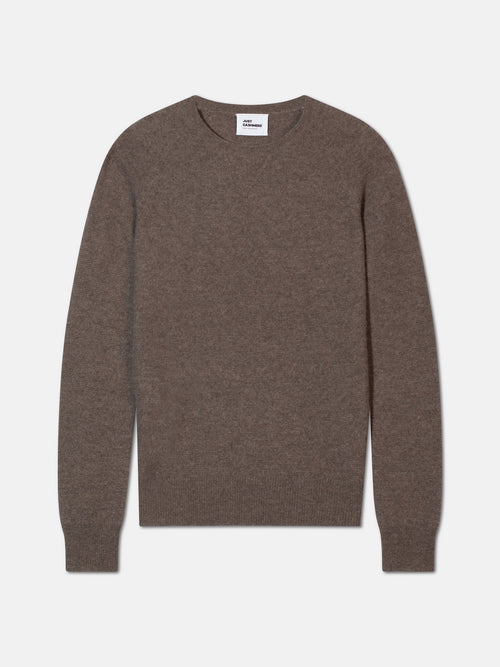 Pull Col Rond - Darla - Taupe Chiné