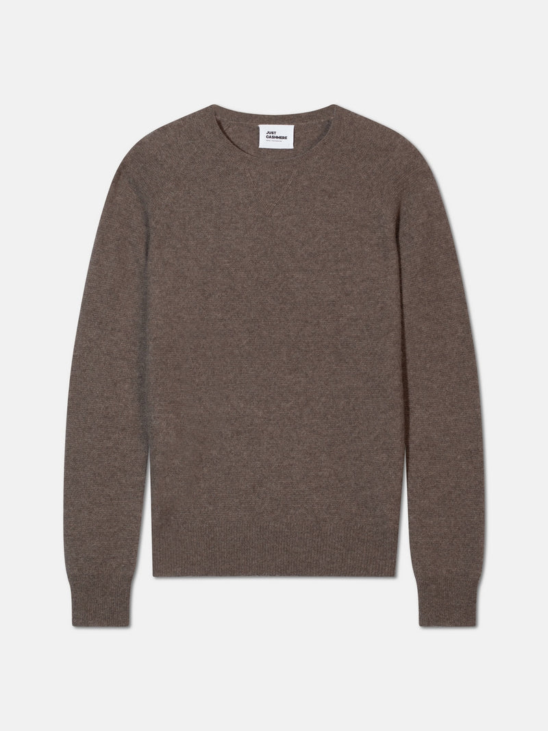 Pull Col Rond - Darla - Taupe Chiné