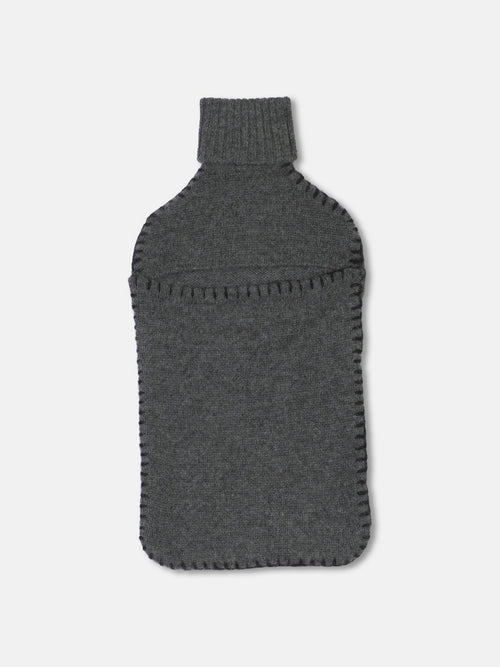 Housse Bouillotte 4 Fils - Darcy - Anthracite Chiné_Noir