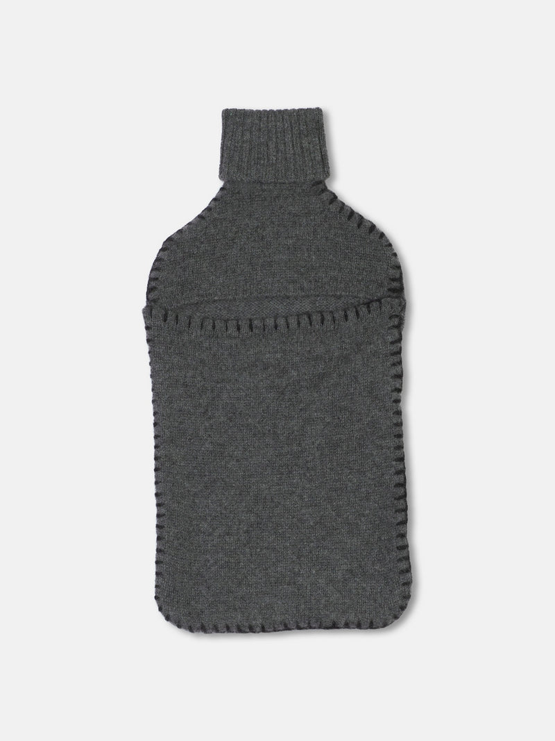 Housse Bouillotte 4 Fils - Darcy - Anthracite Chiné_Noir