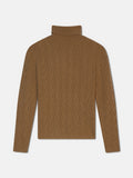 Pull Col Roulé 4Fils - Némesis - Noisette
