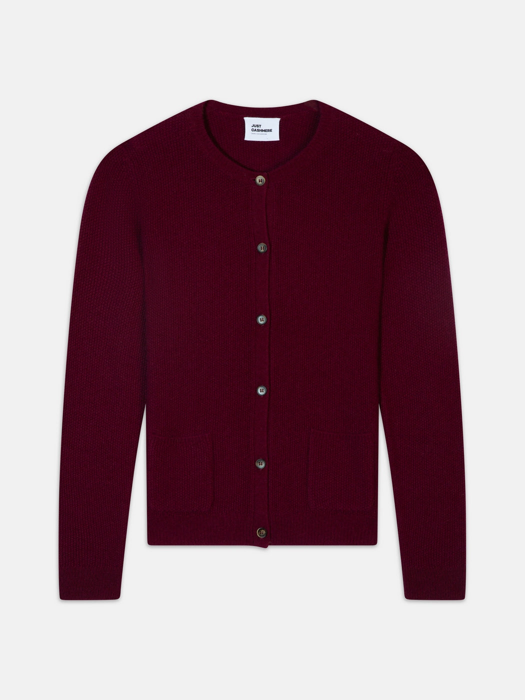 Cardigan Col Rond 4Fils - Caos - Bordeaux