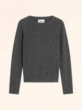 Pull Col Rond - Norena - Anthracite Chiné