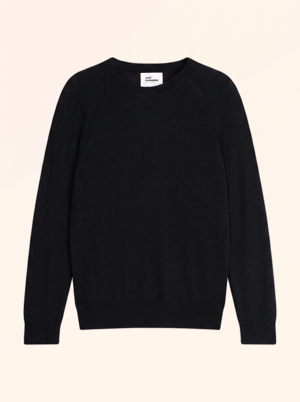 Pull Col Rond - Norena - Noir