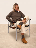 Dayaya 4-Ply Socks - Mottled Taupe - Acc