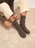 Dayaya 4-Ply Socks - Mottled Taupe - Acc