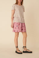 Judo T-Shirt - Coconut Stripe