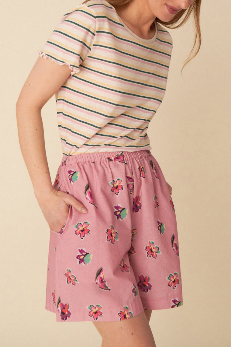 Judo T-Shirt - Coconut Stripe