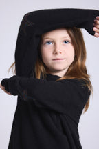 Jersey de cuello redondo con estrella en el codo Judy - Negro multicolor lurex - Infantil