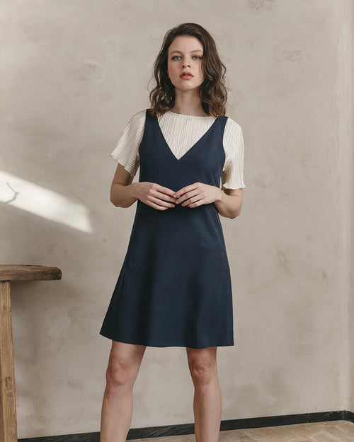 Robe Courte Juliette Marine