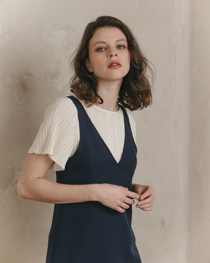 Robe Courte Juliette Marine