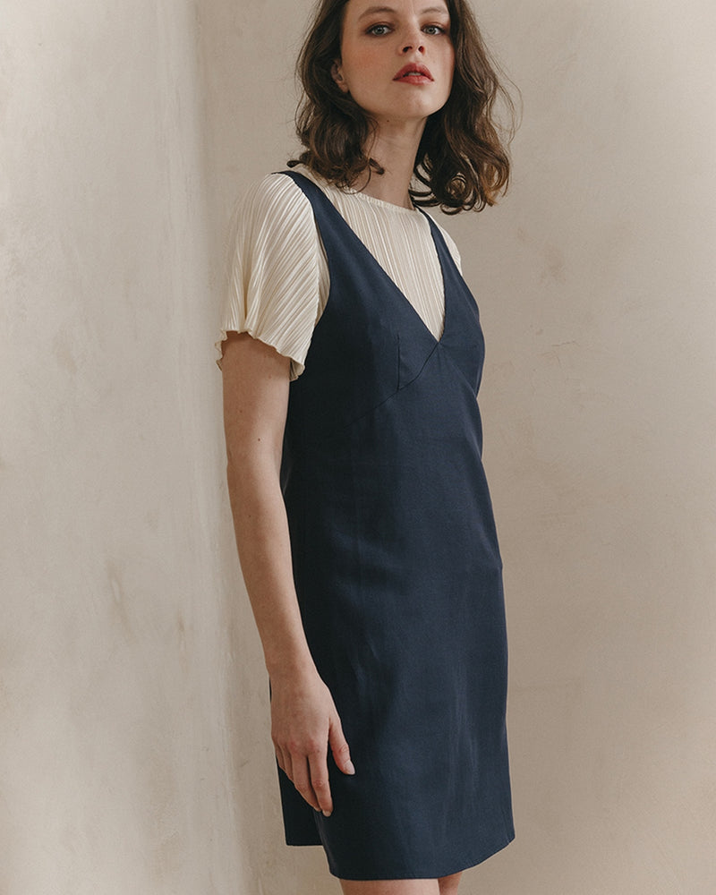 Robe Courte Juliette Marine