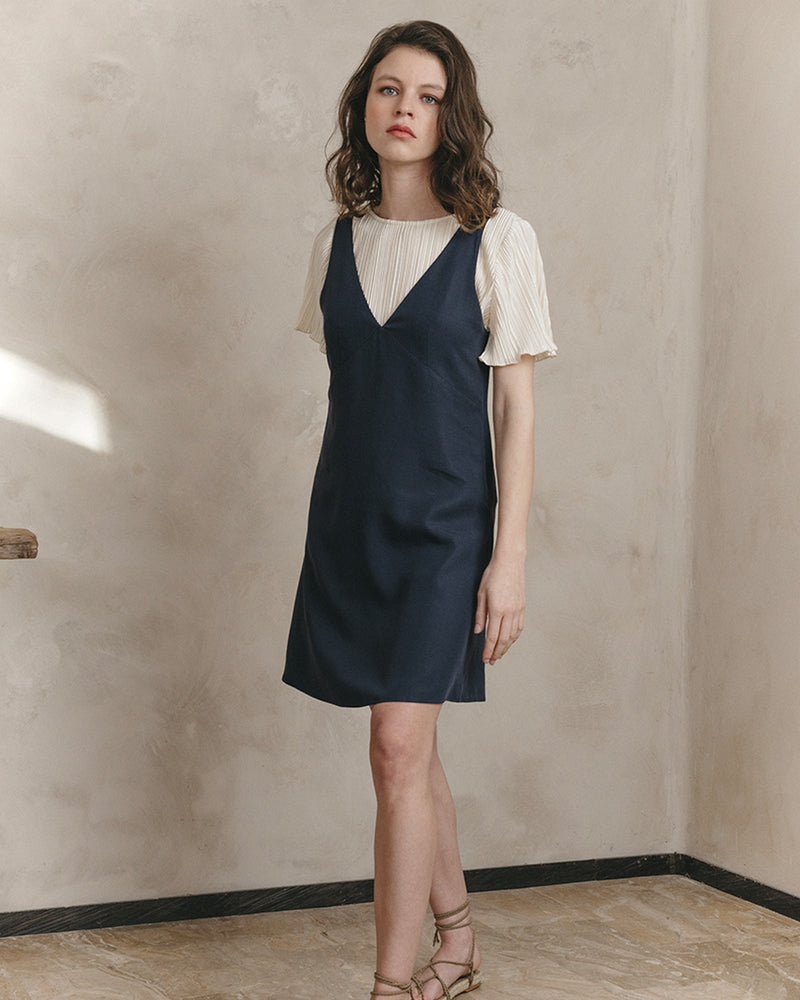 Robe Courte Juliette Marine