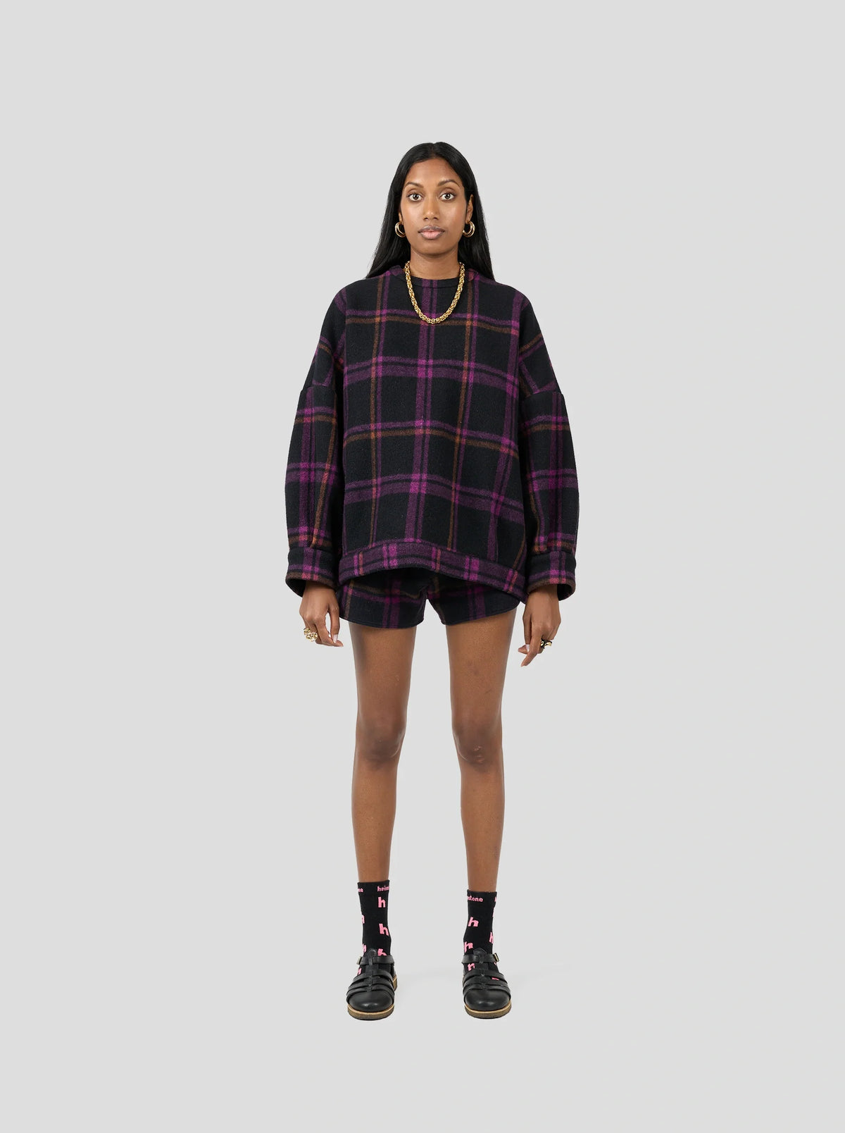 Pull Harlem En Laine District Wineberry