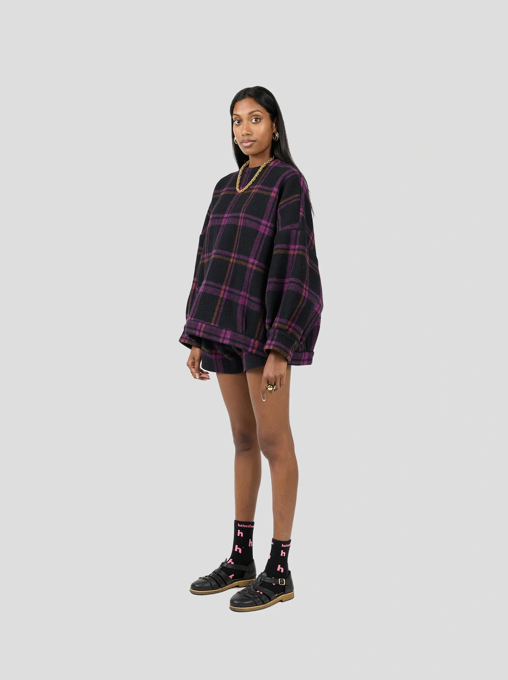 Pull Harlem En Laine District Wineberry