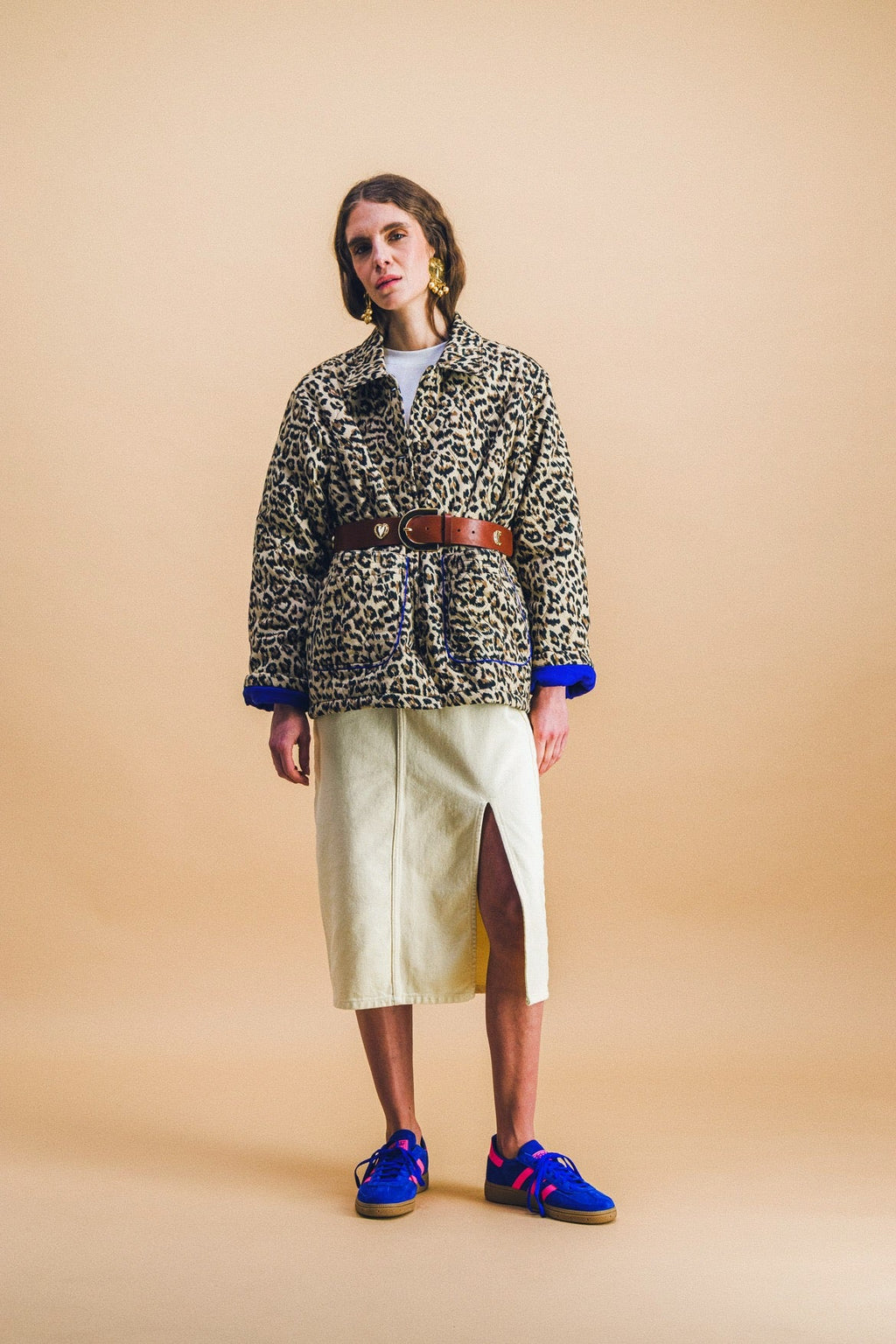 Falda Lucile en denim Fresh Butter