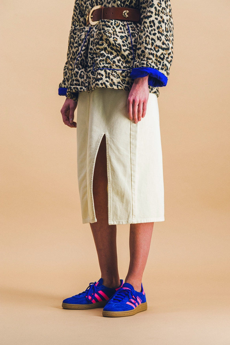 Jupe Lucile En Denim Beurre Frais