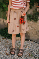 Falda de Gasa Samba Turrón de Tomate