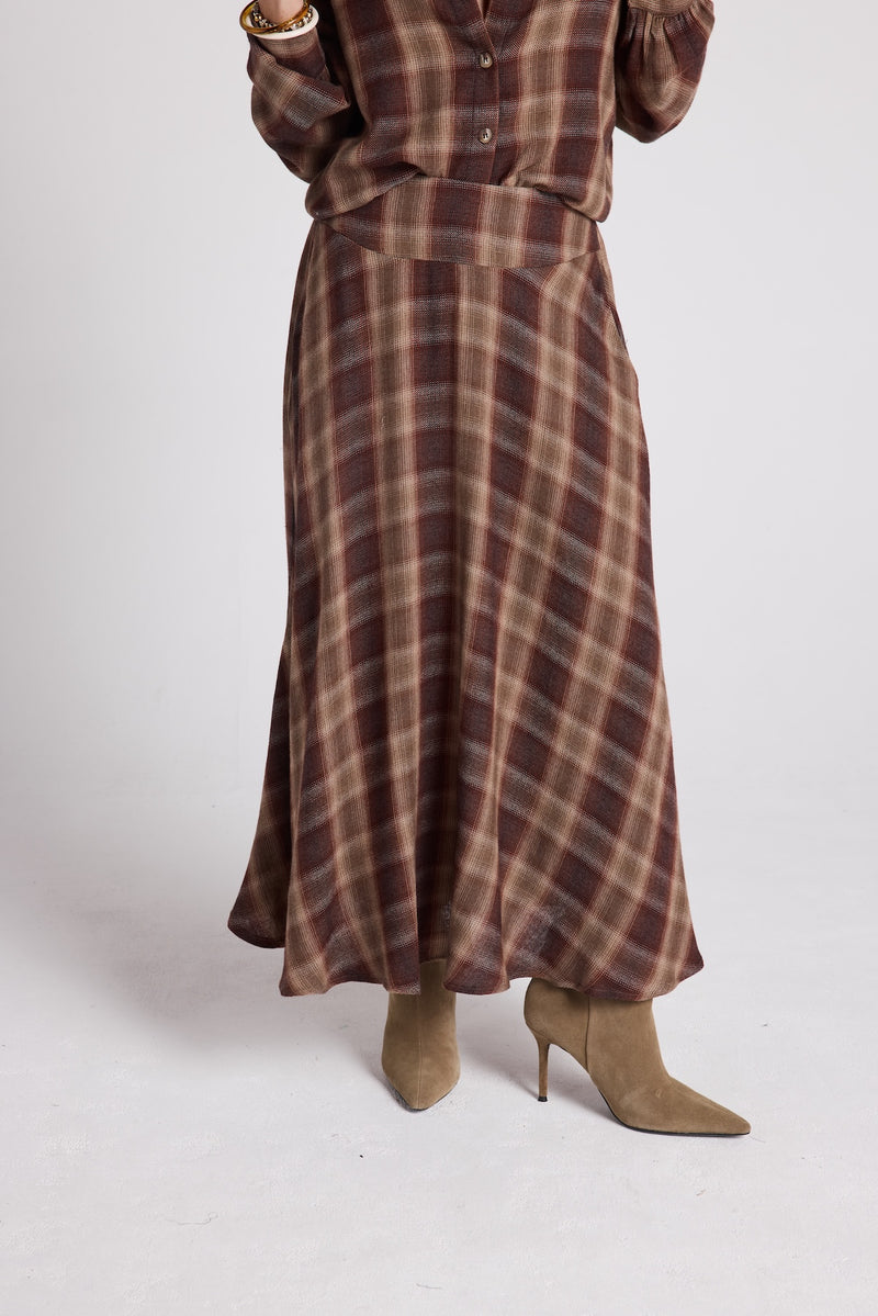 Jupe Vitrya - Carreaux