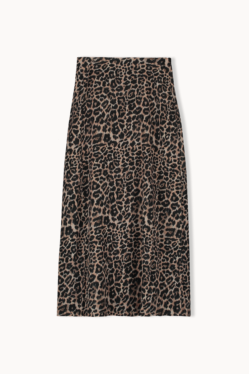 Jupe John - Print Leopard Voile