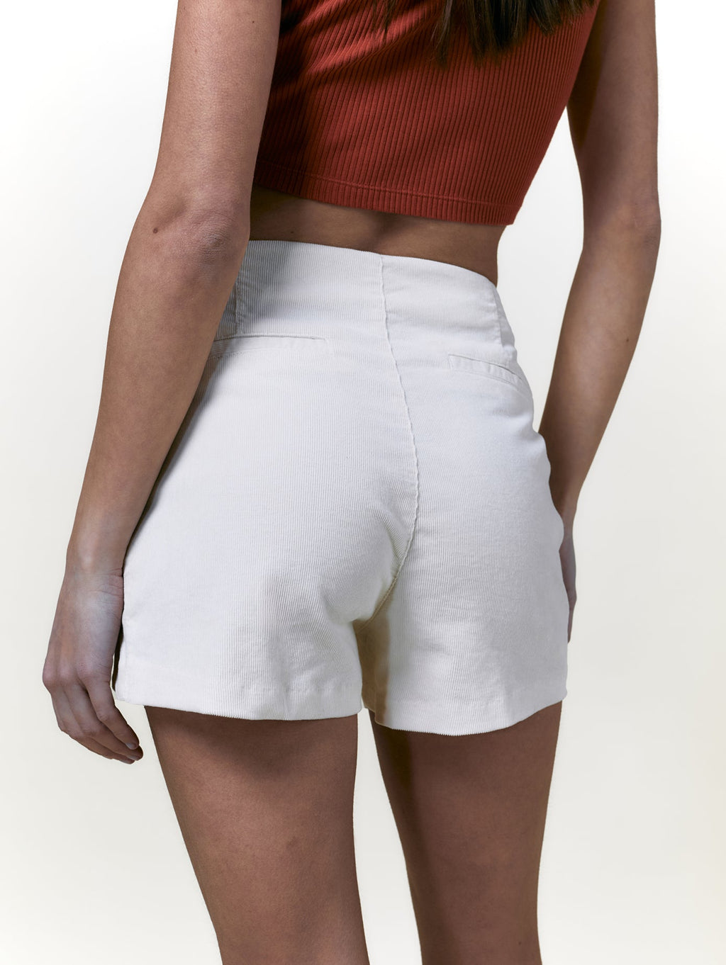 Jupe-Short Portefeuille Écru