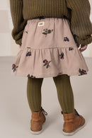 Falda Samba Pana Malva Pálido Moras