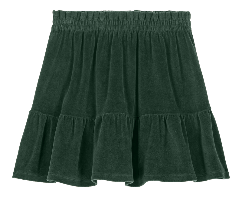 Samba Velvet Skirt Cilantro Green