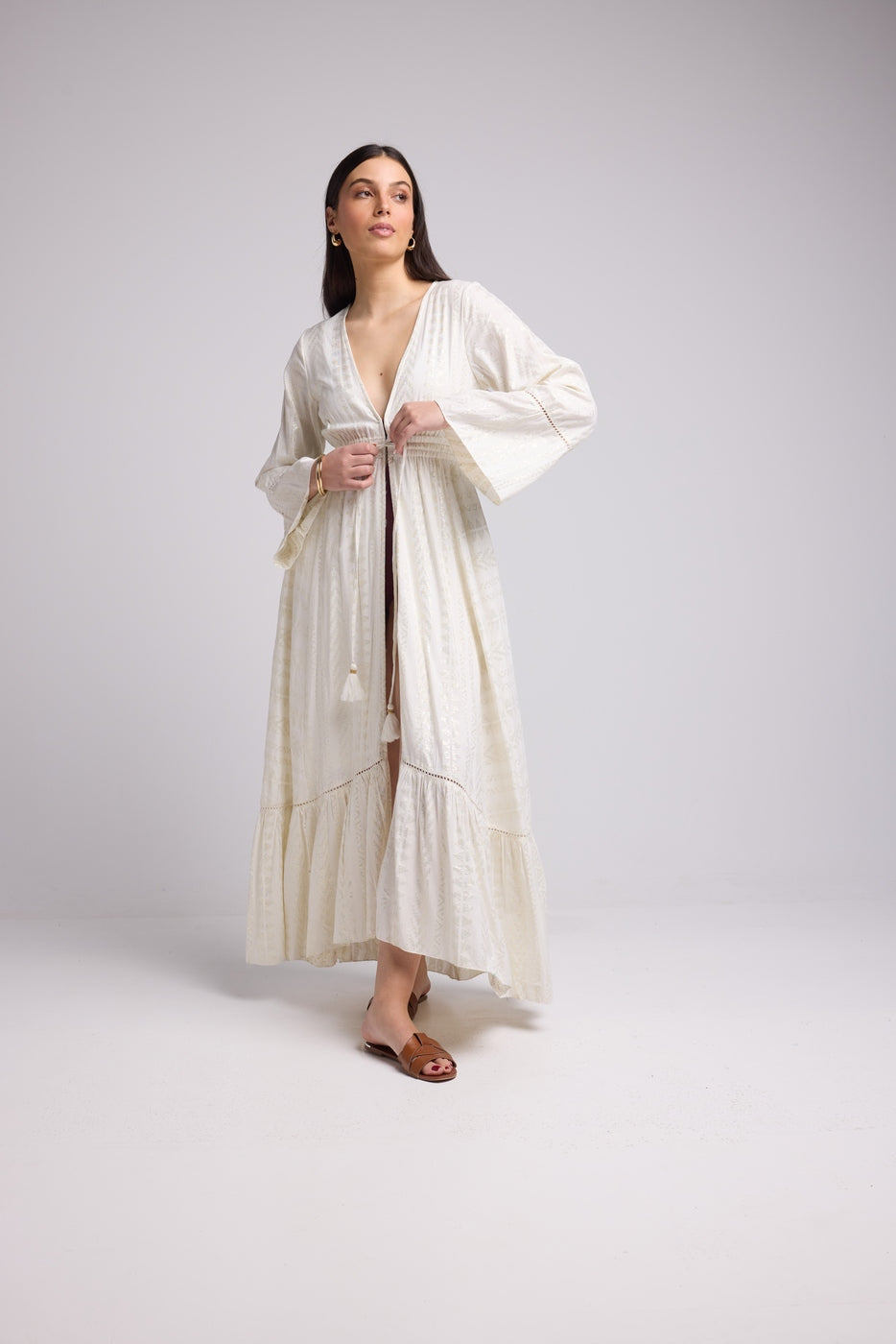 Vestido Largo - Justine - Blanco
