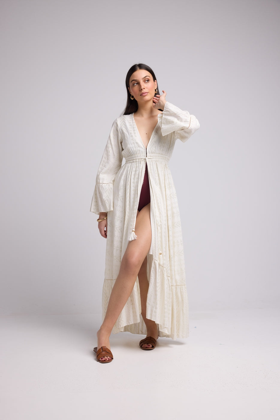 Vestido Largo - Justine - Blanco
