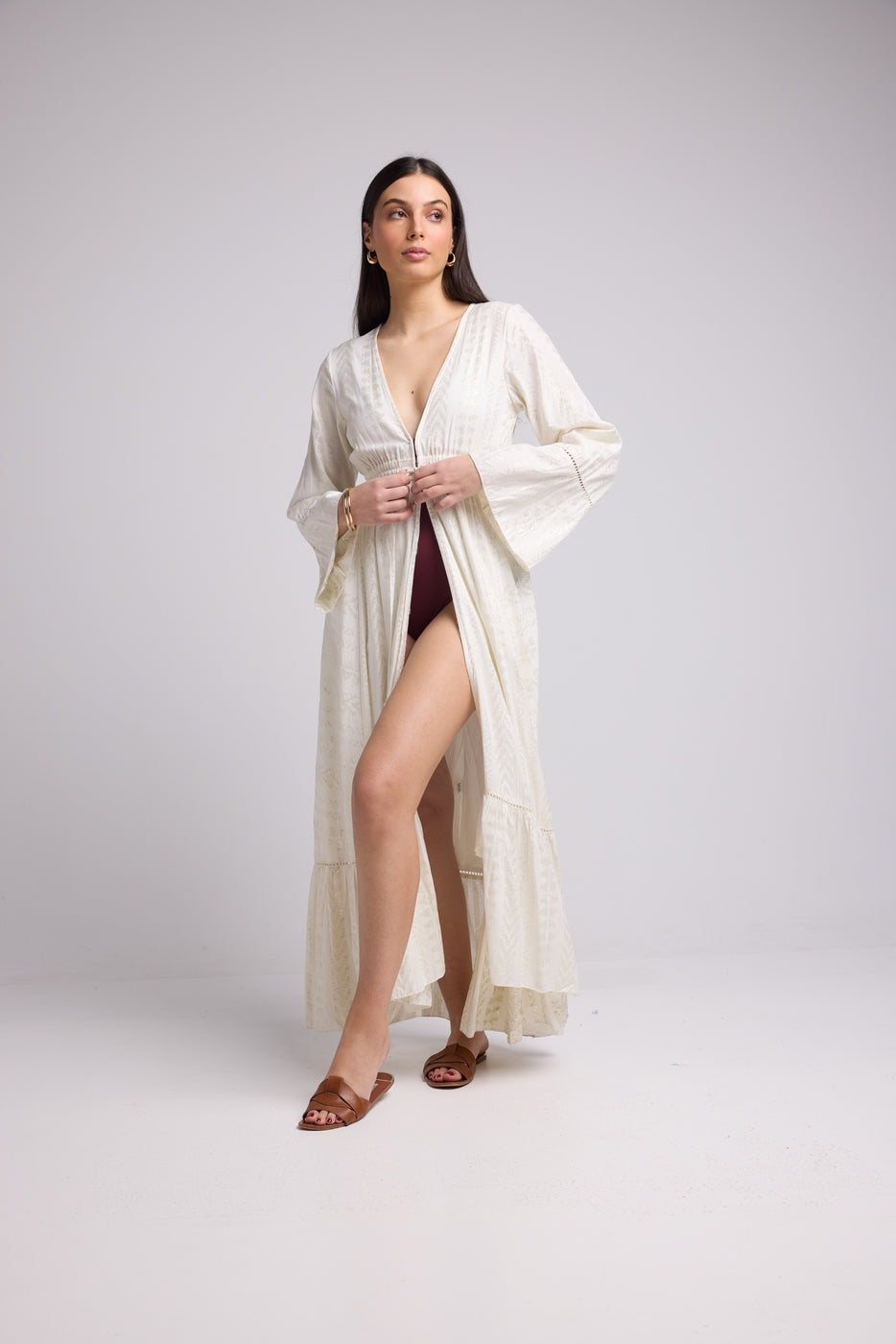 Vestido Largo - Justine - Blanco