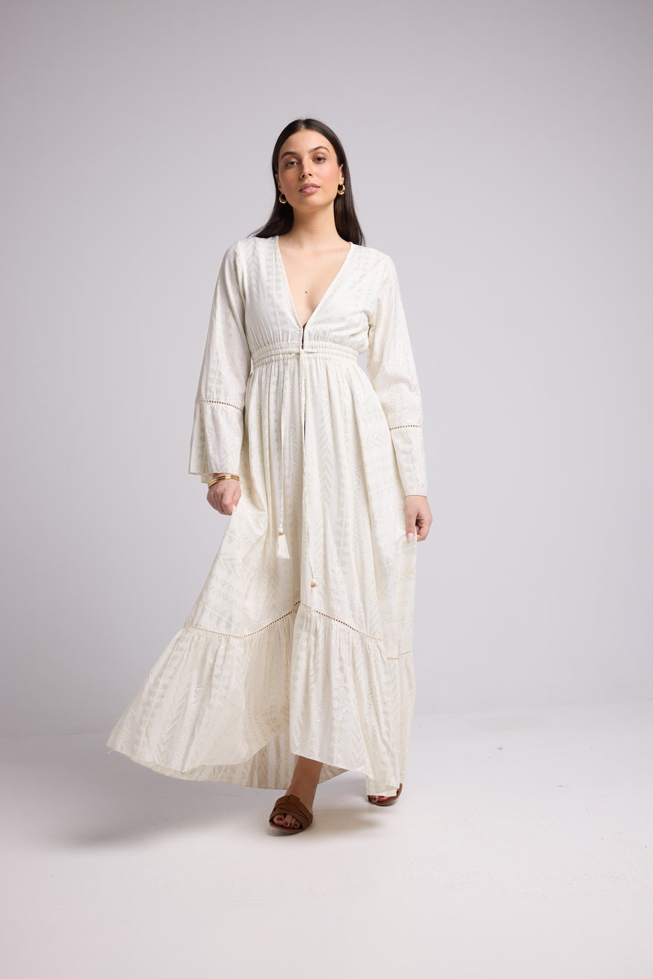 Vestido Largo - Justine - Blanco