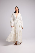 Vestido Largo - Justine - Blanco