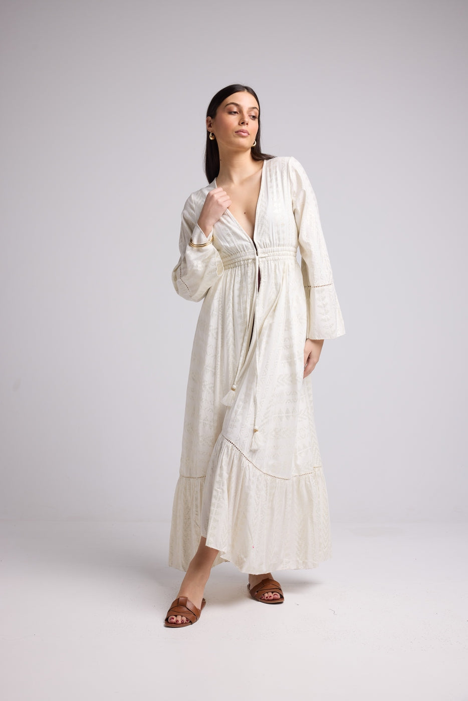 Vestido Largo - Justine - Blanco