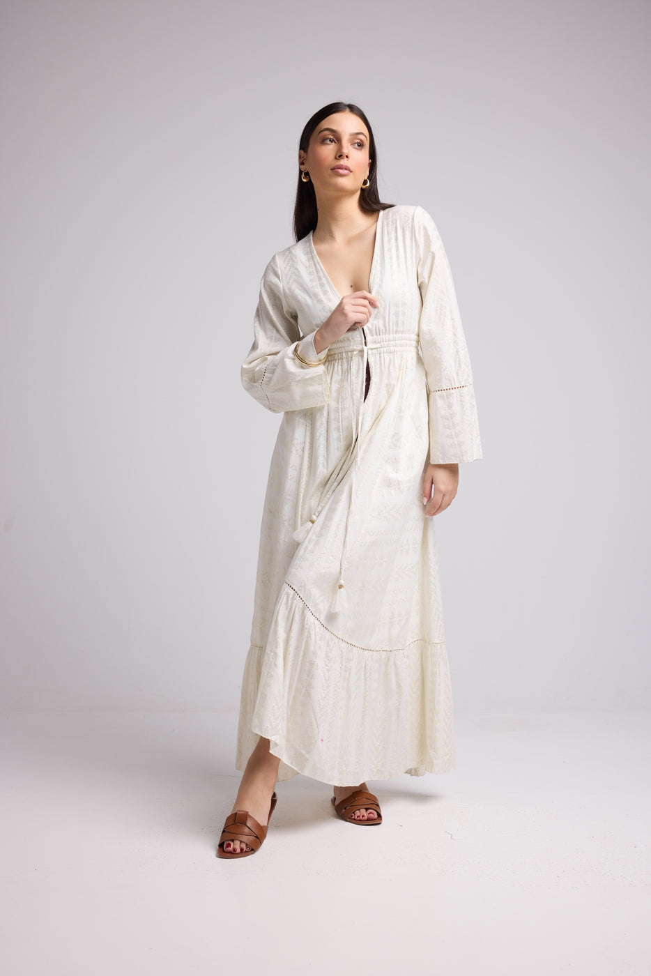 Vestido Largo - Justine - Blanco