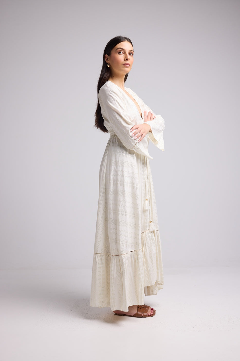 Vestido Largo - Justine - Blanco