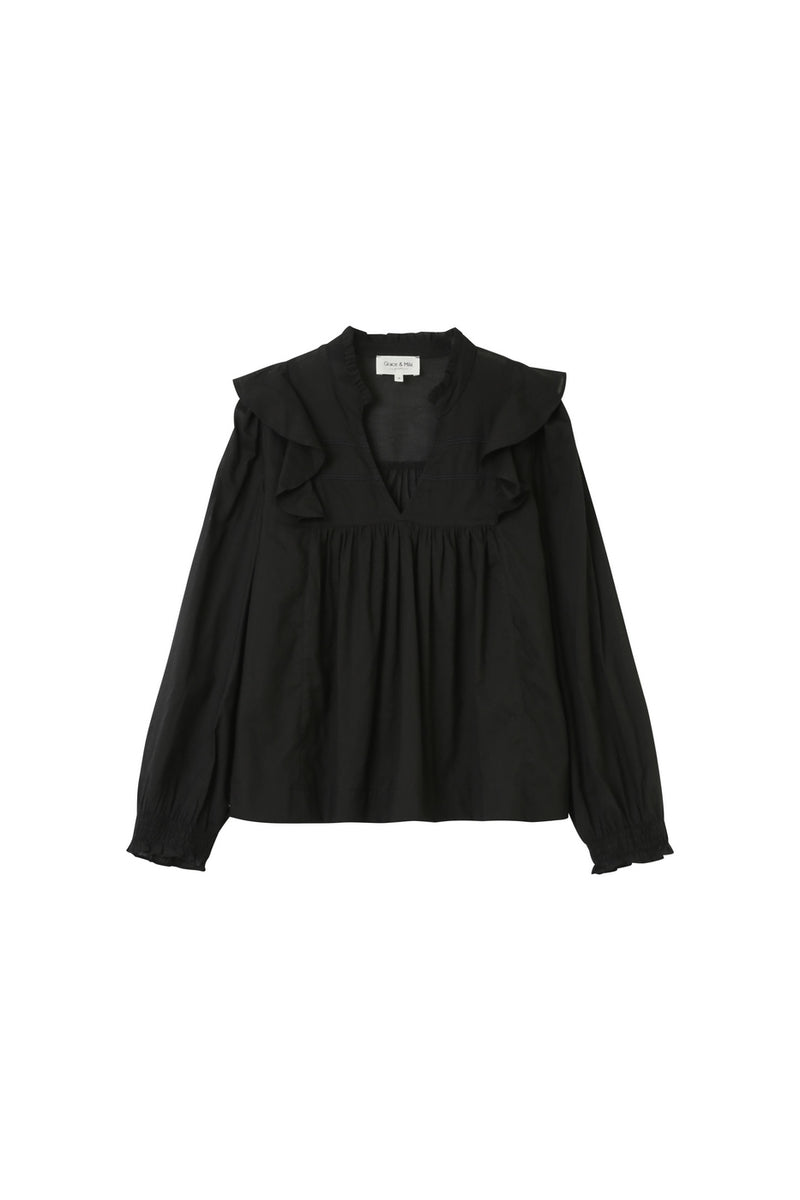 Blouse Justine - Noir