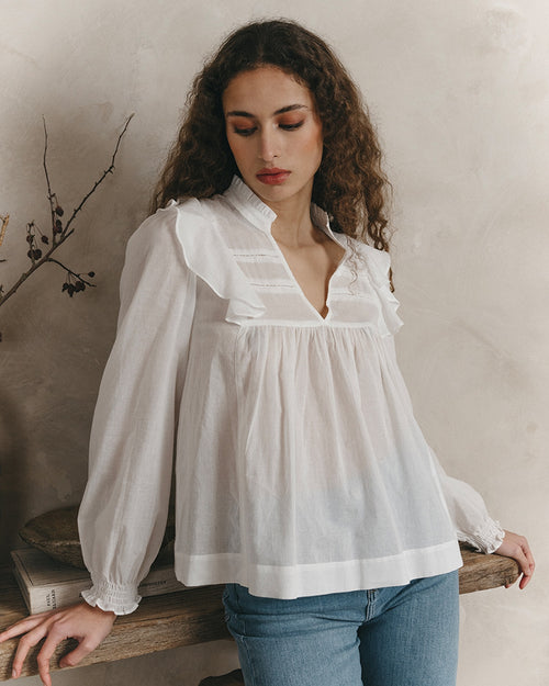 Blouse Justine - Ecru