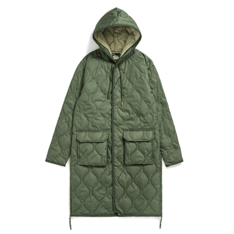 Taion - Veste Military Hood Long Down - Olive - Mixte