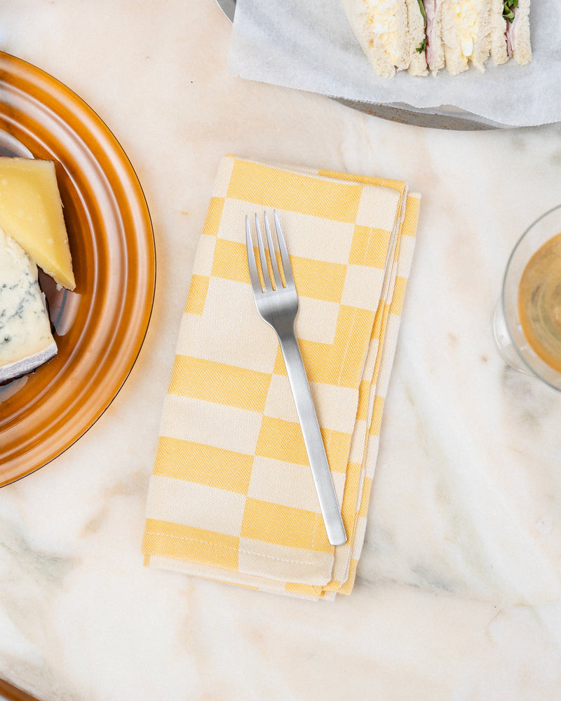 Set De 2 Serviettes - Coloris Et Motif Au Choix