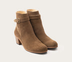 Botki Jaipur – Welur Taupe – Damskie
