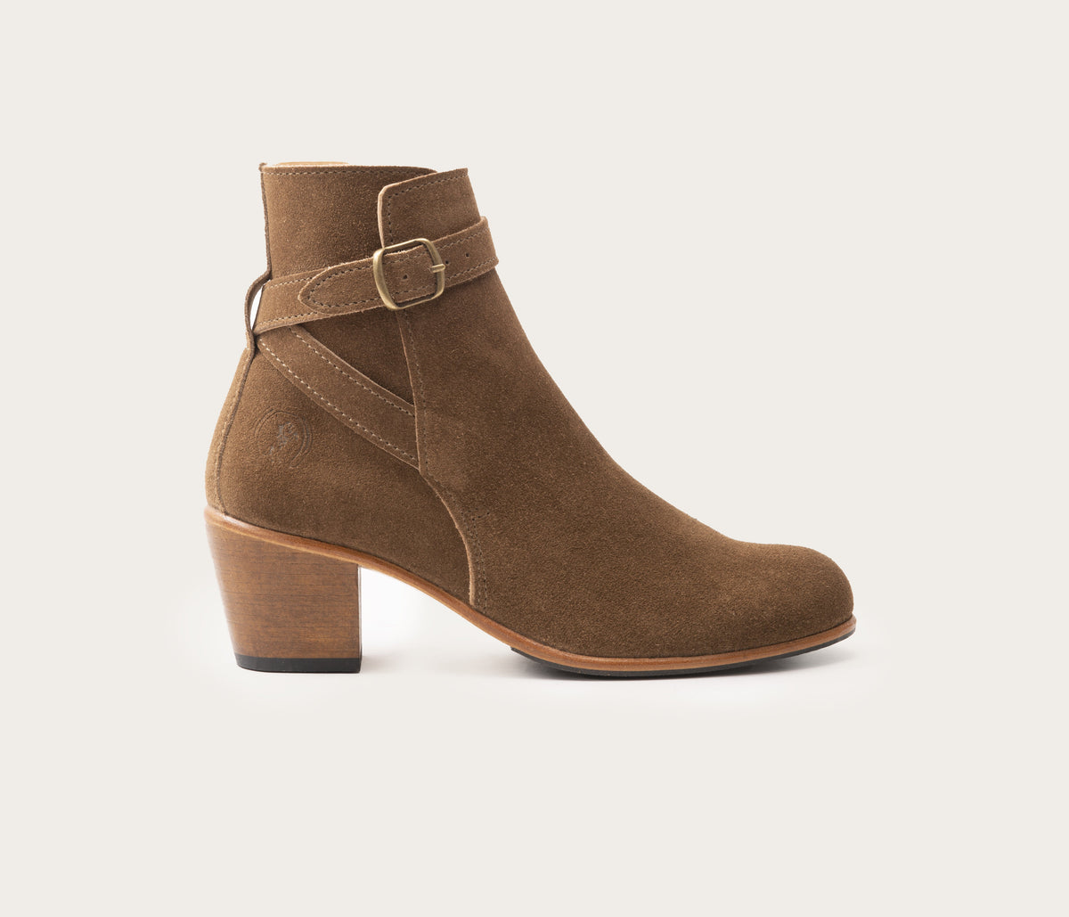 Botki Jaipur – Welur Taupe – Damskie
