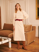 JUPE MAILLE BLANCHE JASMINE PETITE MENDIGOTE