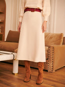 JUPE MAILLE BLANCHE JASMINE PETITE MENDIGOTE