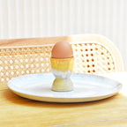 Set Of 4 Egg Cups - Sand Yellow